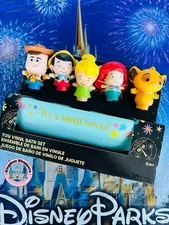 Disney Parks It’s A Small World Boat Bath Toy Woody Ariel Simba Tinkerbell New