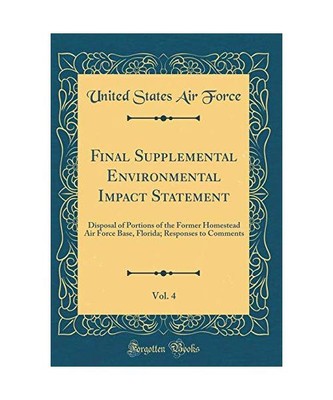Final Supplemental Environmental Impact Statement, Vol. 4: Disposal of Portions 