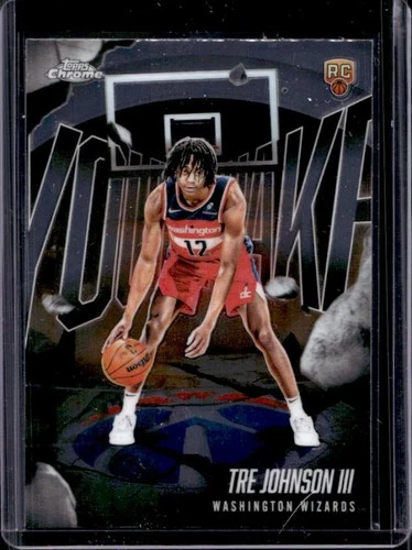2025 Topps Chrome Tre Johnson III Base (RAW)