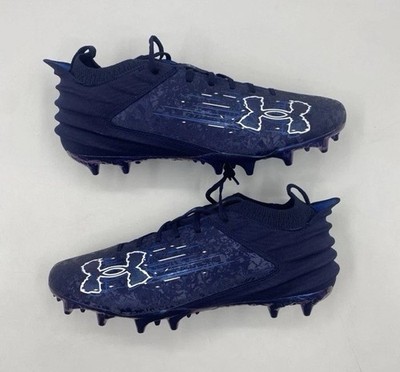 Under Armour Blur Smoke Suede 2.0 MC Football Cleats Mens Size‎ 13.5 Blue Under Armour Men main image 4
