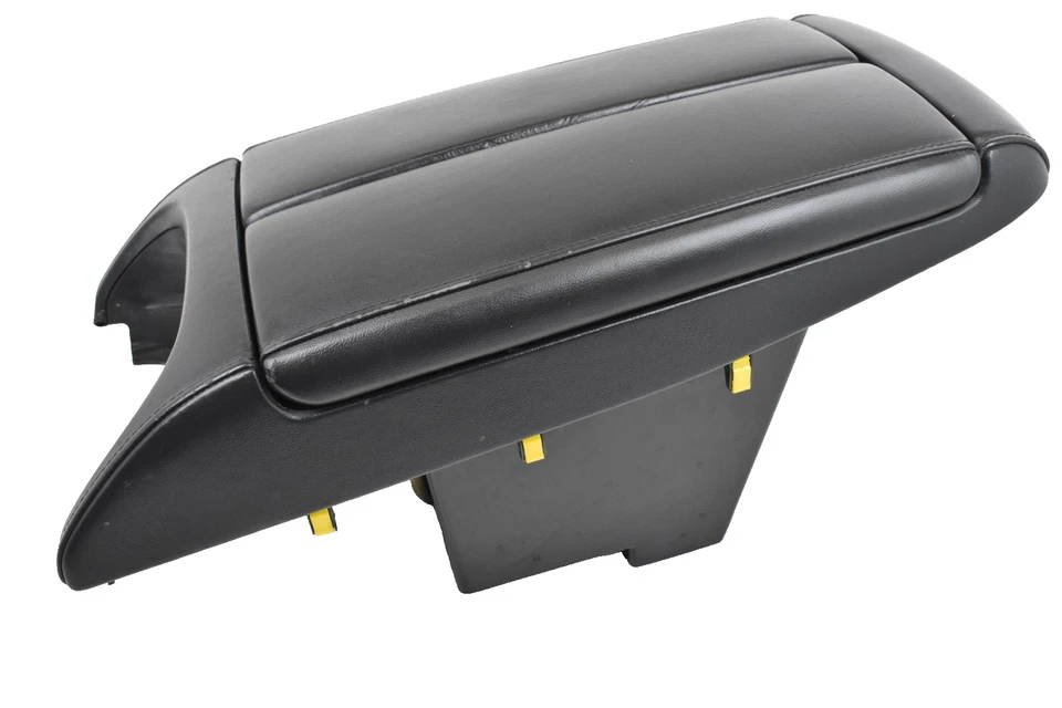 Hyundai Equus 2014-2016 consola central cuero negro reposabrazos tapa almacenamiento OEM Foto 4 de 4