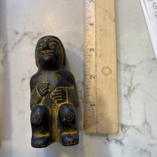 Pachamama Carved Stone 3.5” Tall statue: goddess of indigenous people Of Peru