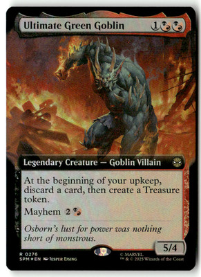 Magic the Gathering Marvel's Spider Man No. 0276 Ultimate Green Goblin Foil