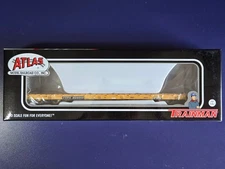 HO Scale Atlas Trainman 62' Bulkhead Flat Car, TTX TTPX 804019, 20006444