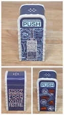 Epcot 2017 Food and Wine Festival Trash Can Salt or Pepper Shaker NWT