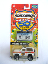 Matchbox Across America 50th Birthday Montana Bronco II Glacier Grizzly 2001
