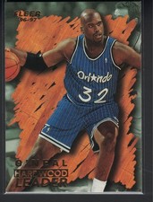 1996-97 Fleer - Shaquille O'Neal #138 Hardwood Leader Magic