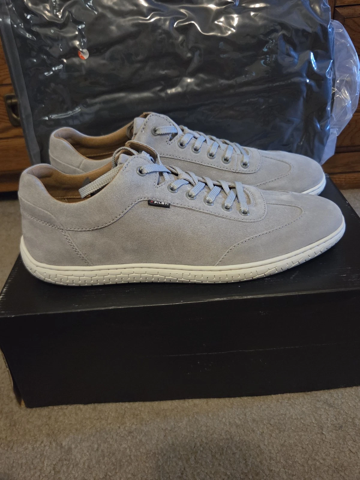 Piloti Men's Shift Driving/Racing Shoes Size 10.5 Chalk NIB
