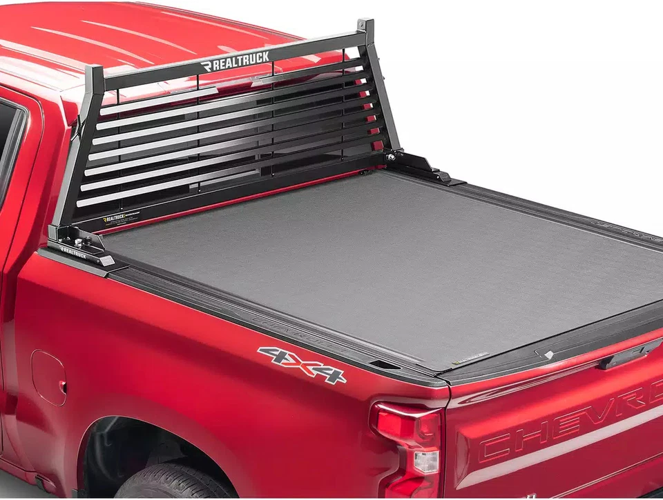 Backrack Louvered Headache Rack - Black Rack Only Foto 3 de 4