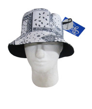 NWT Eighty Eight Brand Kids Reversible Bucket Hat OSFA Black/White MSRP 20
