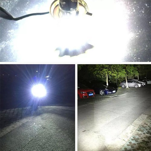 1pc Motorcycle Cool H4 White Headlight COB 6000K LED Hi-Lo Beam Light Lamp Bulbs - Picture 6 of 11