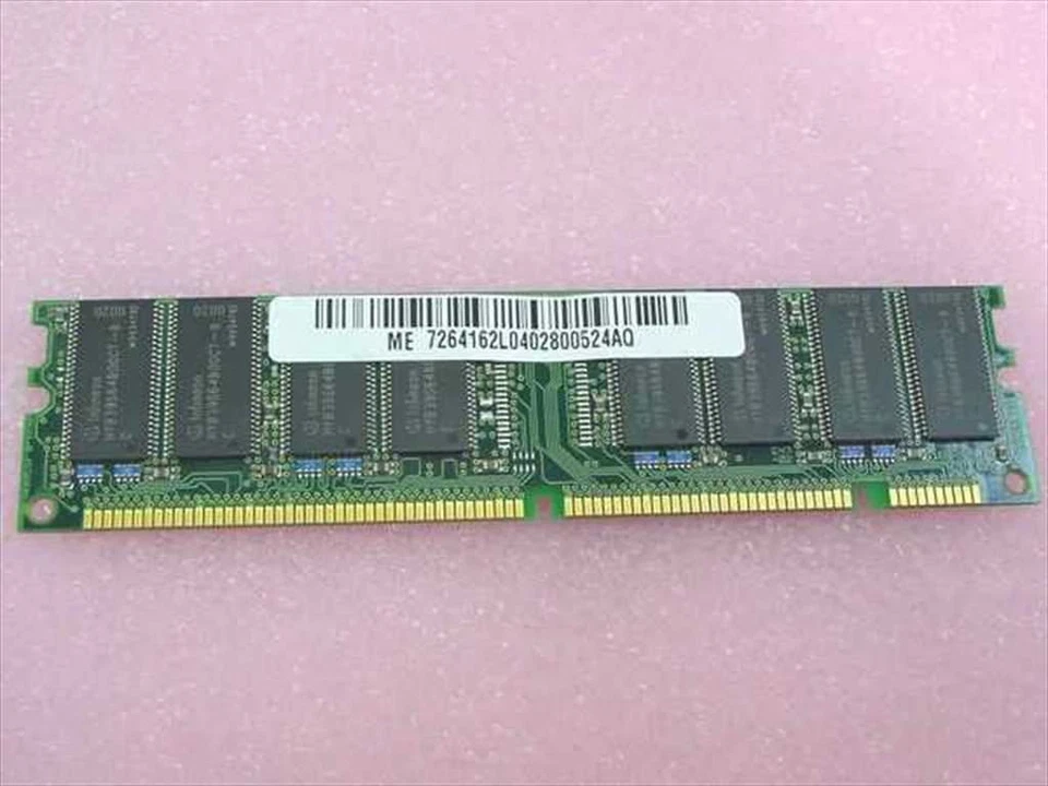 Infineon HYS64V16220GU 128MB 168 Pin PC100 SDRAM Memory - Image 3 of 3