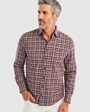 NWT JOHNNIE-O 148 JOE HANGIN' OUT BUTTON UP SHIRT IN AMBER SZ M MEDIUM