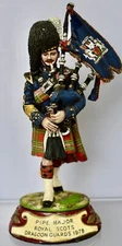 CHARLES STADDEN-85mm-PIPE MAJOR ROYAL SCOTS DRAGOONS 1978- J ACKERMANN 1979-RARE