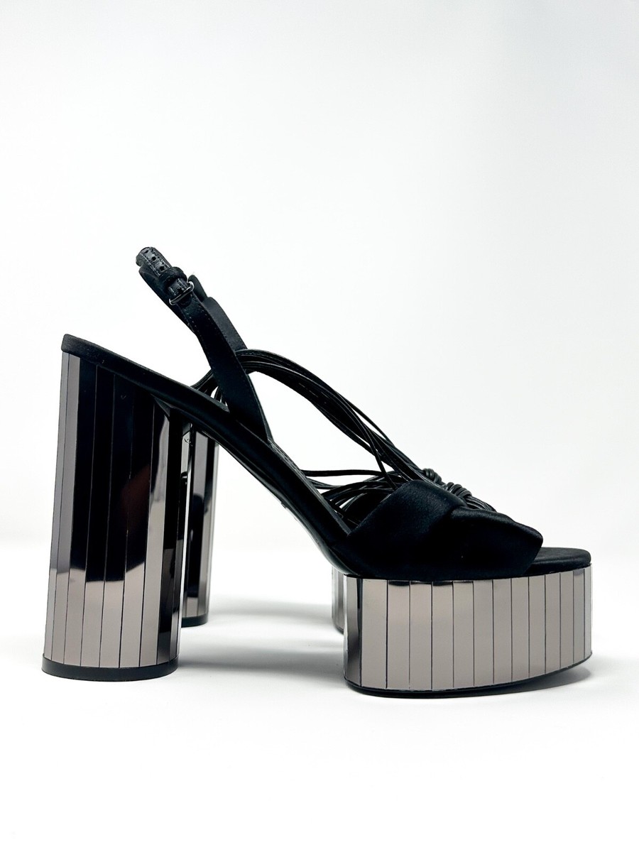シューズ・サンダルその他 FERRAGAMO Woman High heel shoes Black 763016 01F796 NERO Ferragamo Women's Sabina Mirror Platform High Heel Sandals