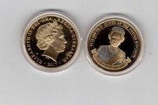 HOUSE OF WINDSOR 100TH ANNIVERSARY 2017 ~ ONE CROWN ~ GOLD PLATED. ENCAPSULATED