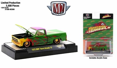 M2 Machines Weekend of Wheels 1:64 1975 GMC Sierra Grande 15 Diecast Car DCS09