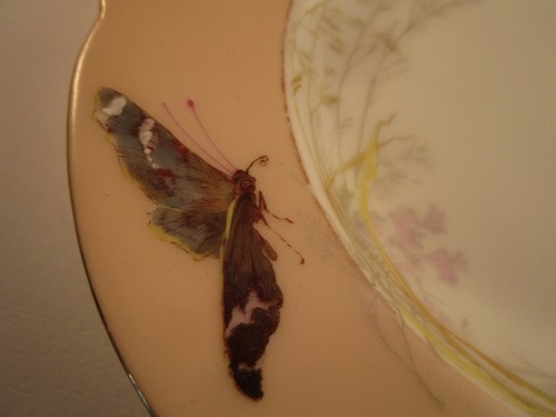 Haviland & Co Limoges France Set of 3 Butterfly Meadow Visitors Rim Soup Bowls B - Picture 3 of 11