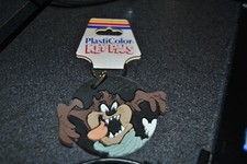 Taz keychain with tags