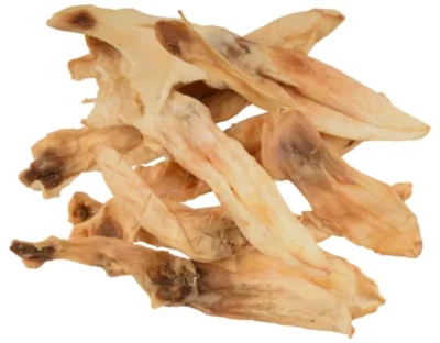 STEP INTO PETS WORLD Rabbit Ears 100% Naturally Air Dried Hypoallergenic Dog Treat Chew Low Fat/Odour