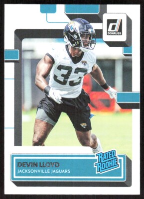 2022 4580B Donruss Rated Rookies Devin Lloyd Rookie Jacksonville Jaguars #359