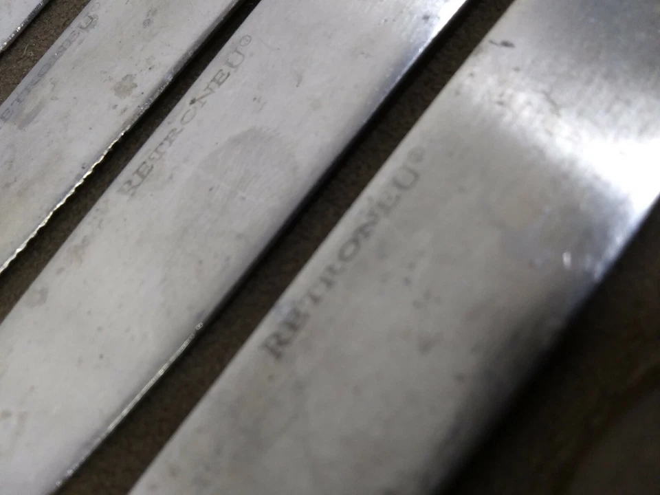 Cubiertos de acero inoxidable Retroneu Corea -- Juego de 5 cuchillos de mantequilla Foto 3 de 4