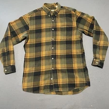 Redhead Mens Size LT Button Up Long Sleeve Flannel Shirt