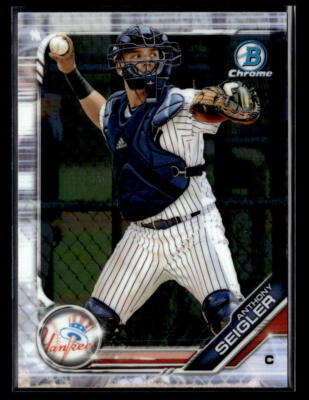 2019 Bowman #BCP-46 Anthony Seigler Chrome Prospects Card New York Yankees