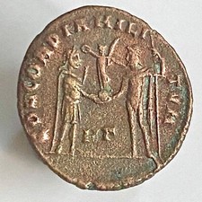 Roman Coins Maximinus Herculis 286-305AD Cyzicus AE Concordia EF 4gr 21mm