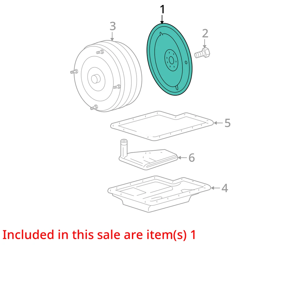 Volante de inercia/placa flexible transmisión automática para camioneta Ford E350 05-19 687158 Foto 3 de 4