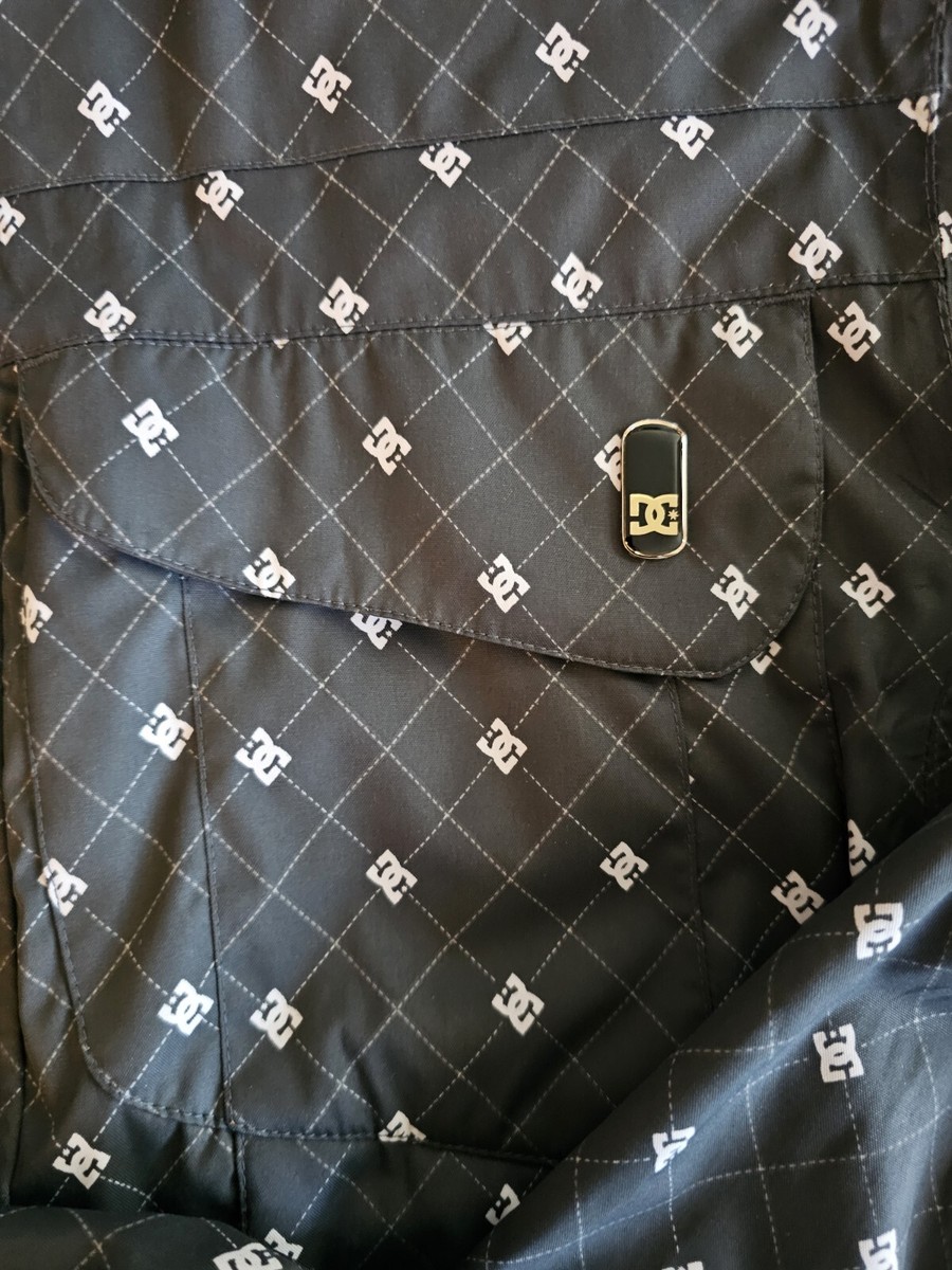 DC Exotex 5000 Y2K Snowboarding Jacket Small W/ Upper Zipper