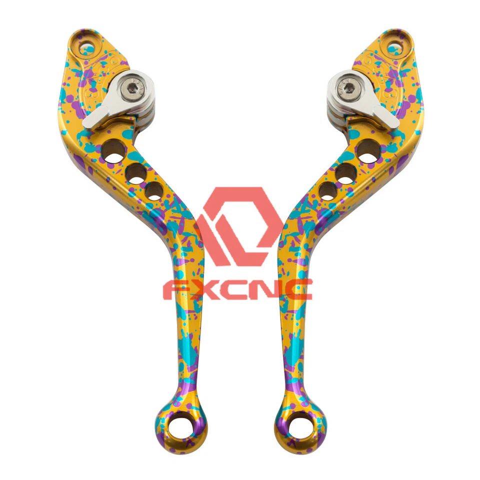 Gold Short Camouflage Brake Clutch Lever For ER-6F/ER-6N 2006 2007 2008 - Image 4 of 4