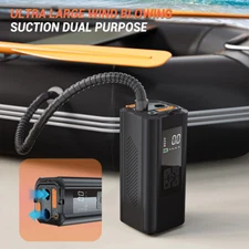 Car Jump Starter Power Bank With Tire Inflator Air Compressor Battery Booster