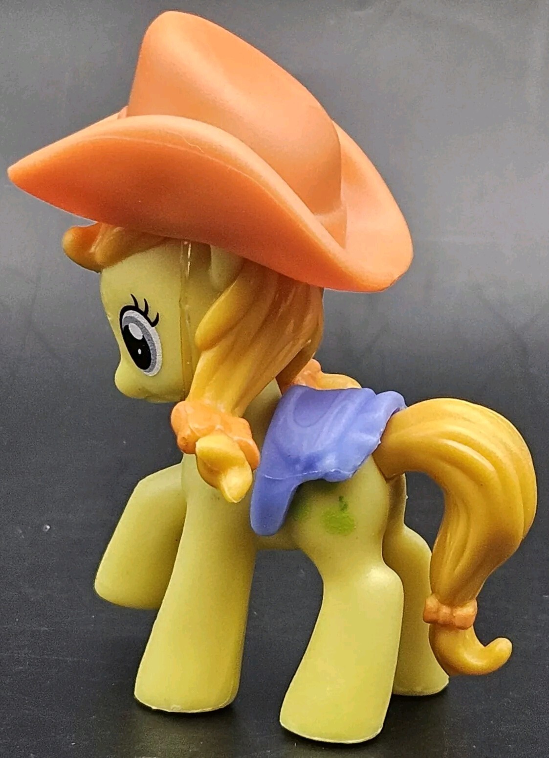 2014 My Little Pony G4 2" Minifigure JONAG con cappello + sella LOOSE MLP