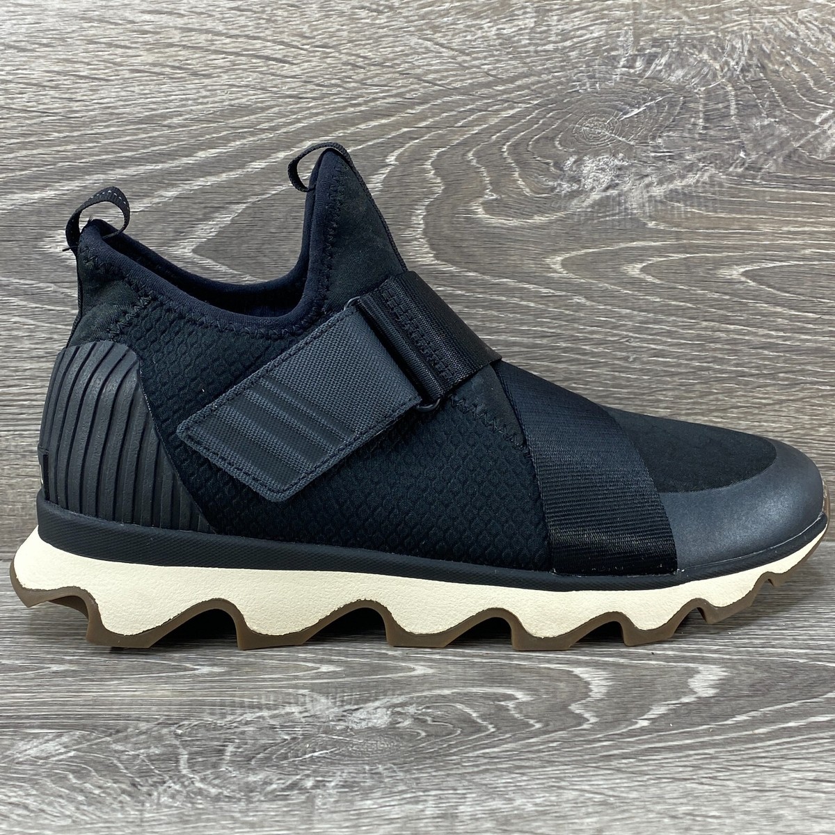 Sorel Kinetic NL3374-010 Women's Black Sneak Slip On Sneaker Shoes Size  UK