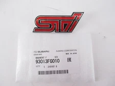 Genuine OEM Subaru 93013FG010 "STI" Front Grill Emblem Badge