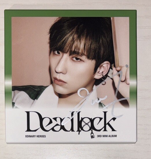 Xdinary Heroes [Deadlock] GUN-IL Autographed Signed Digipak Album