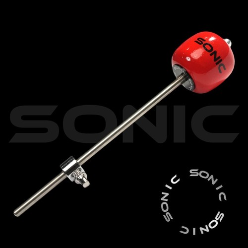 Sonic Wooden Bass Drum Beater Red (L) eBay