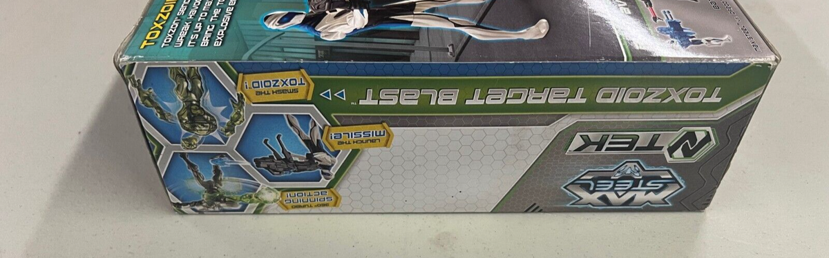 Max Steel NTek Toxzoid Target Blast Mattel 2013 New Target