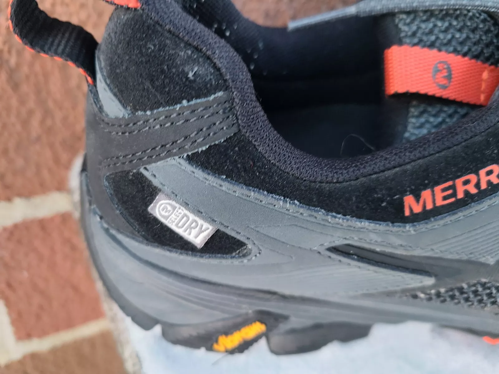 merrell select dry vibram sole trail 