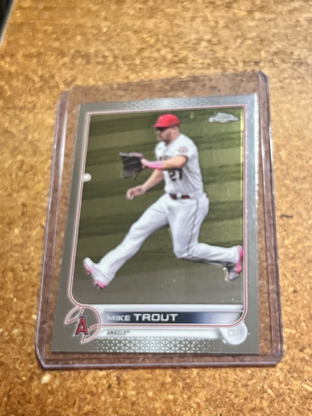 2022 Topps Chrome Baseball # 200 Mike Trout