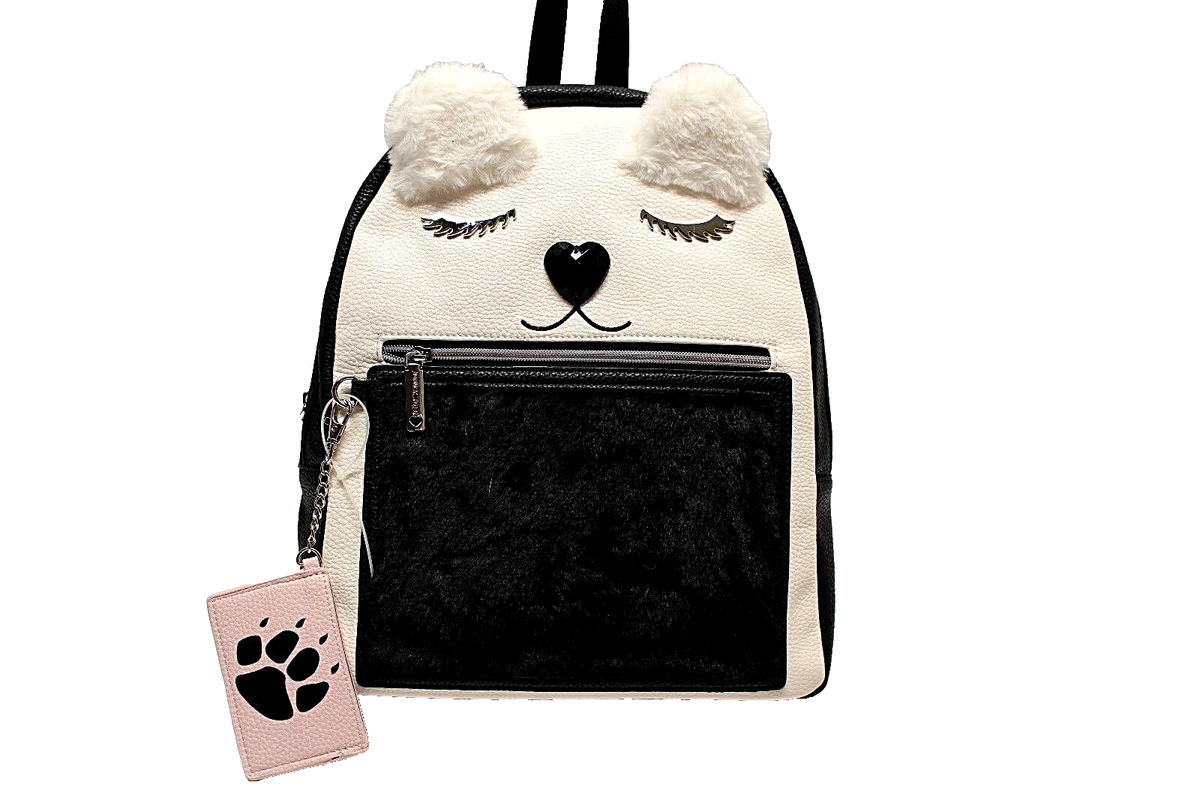 Betsey Johnson Teddy Bear Faux Fur Backpack Faux Fur Teddy Backpack in Honey beige - Children | Burberry  main image 3