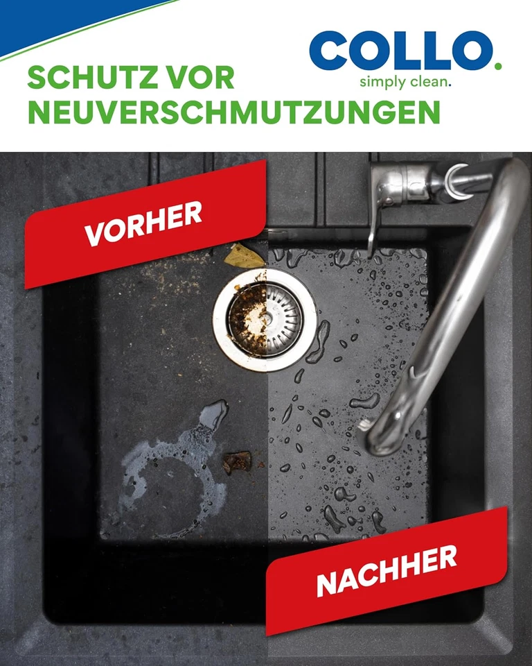 COLLO POLITO Premium Spülbeckenpflege 125 Ml I Küchenreiniger Badreiniger I Glan - Bild 3 von 4