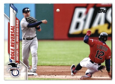 2020 Topps Series Two Gleyber Torres Francisco Lindor Role Reversal #696