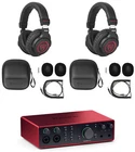 Focusrite SCARLETT 16I16 4G 4th Gen Audio Recording Interface+(2) Headphones