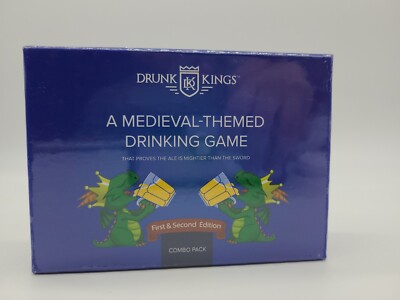 Drunk Kings A Medieval -Themed Drinking Game First And Second Edition Combo Pack