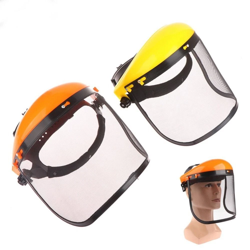 Protection Mesh Face Shield Protective Mask Safety Helmet Chainsaw