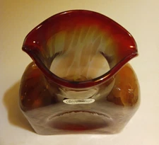 Blenko 384M Water Bottle Salamander 6 1/4" Double Spout Special Edition 2023