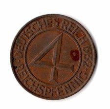 4 Reichspfennig - Weimarer Republik - 1932 - D - bitte w&auml;hlen -
