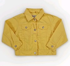 Jako-O Mädchen Jeansjacke Gr 92 98 Jeans Jacke Gelb 100% Baumwolle